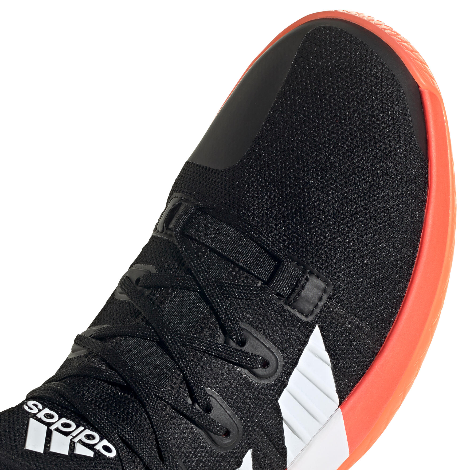 Men's Handball Shoes Stabil Next Gen - Black/Orange - Decathlon