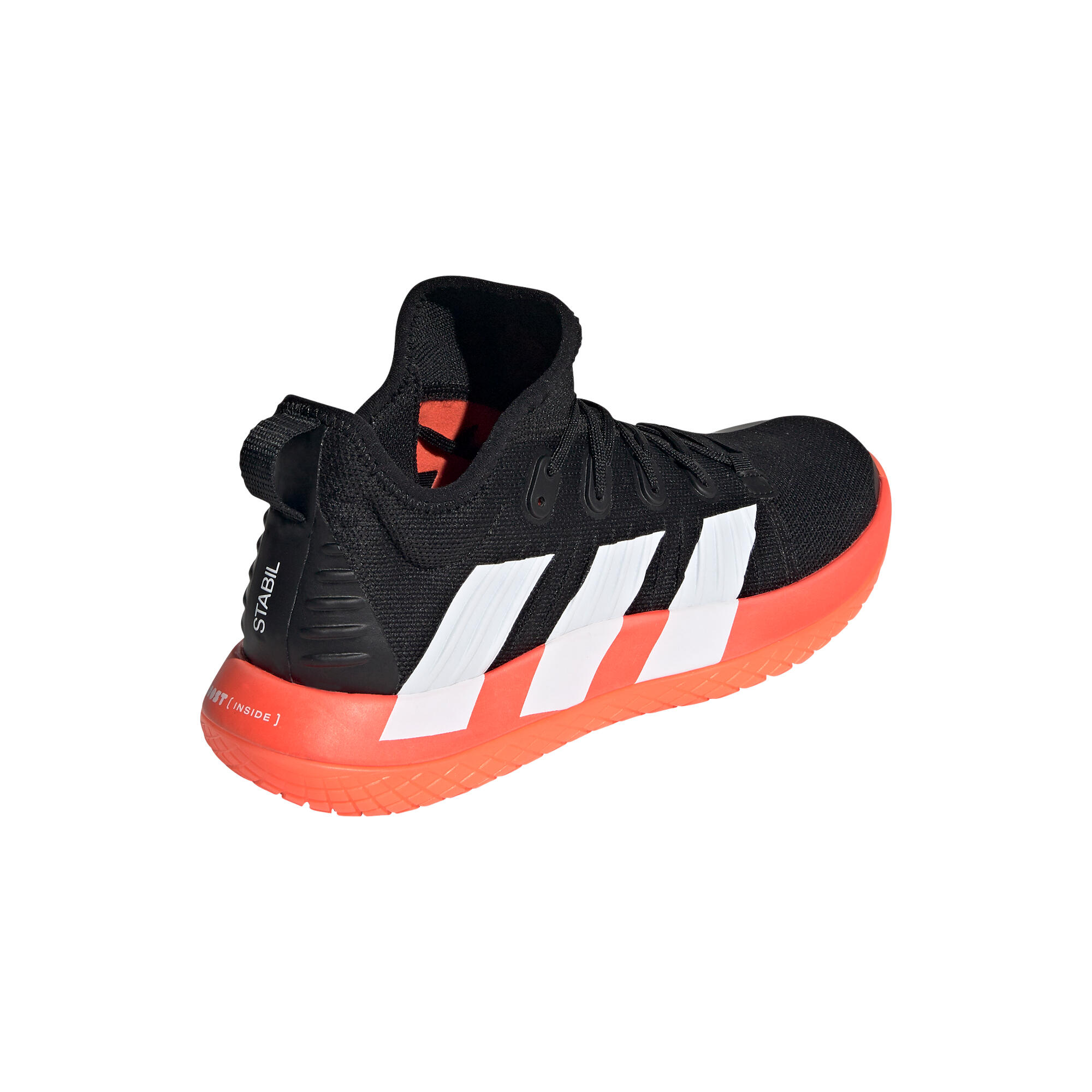 Handballschuhe Stabil Next Gen Eco Adidas Herren schwarz/orange