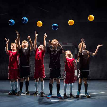Handball Grippy Light Grösse 1 Kinder gelb