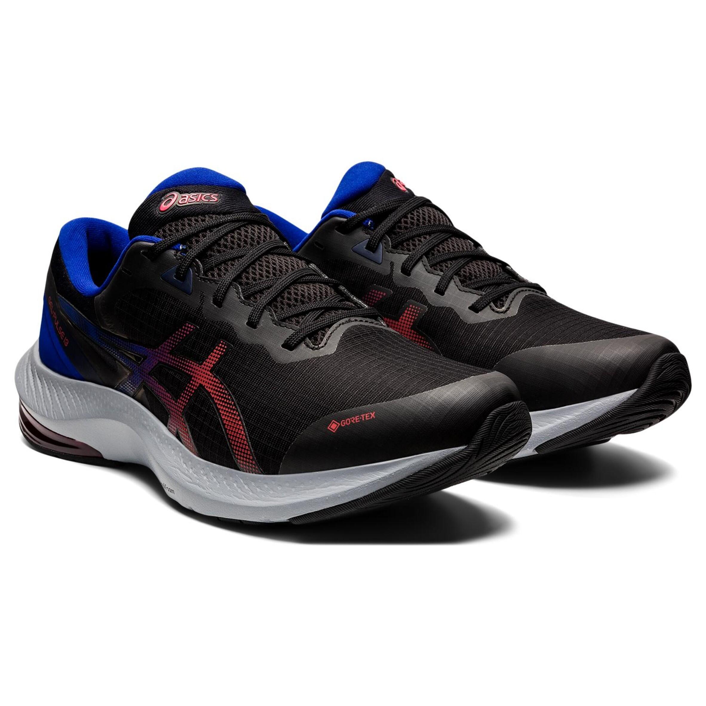 Кроссовки для бега мужские gel-pulse 13 gtx черные/красный электрик ASICS —  купить в интернет-магазине decathlon.ru