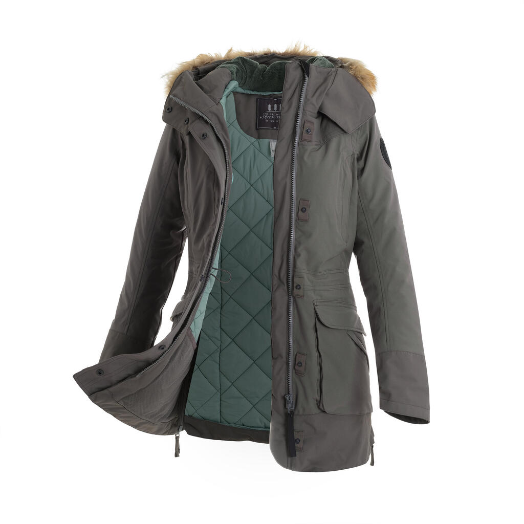 Parka Damen bis -20 °C wasserdicht Winterwandern - SH900