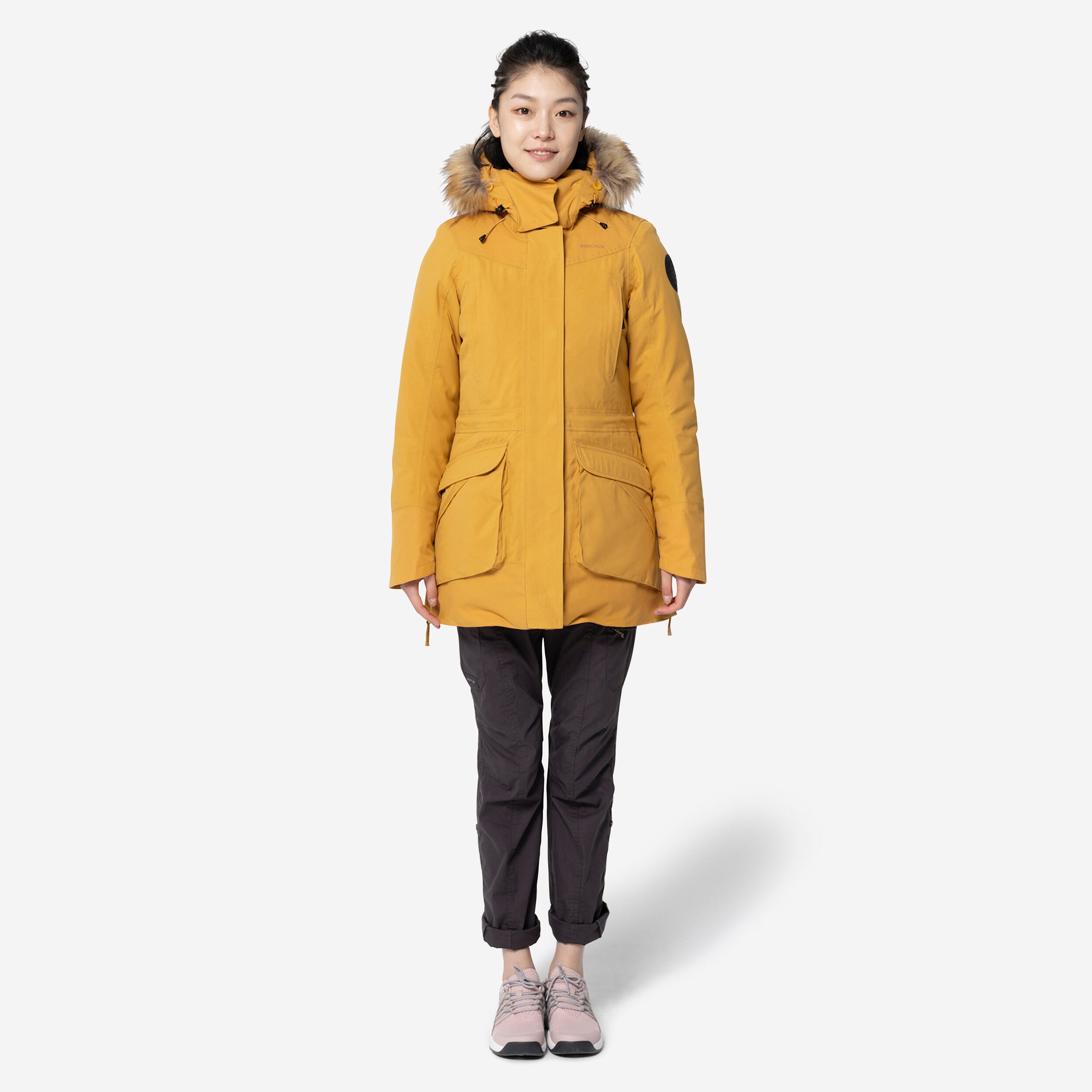 QUECHUA Women’s winter waterproof hiking parka - SH900 -20°C