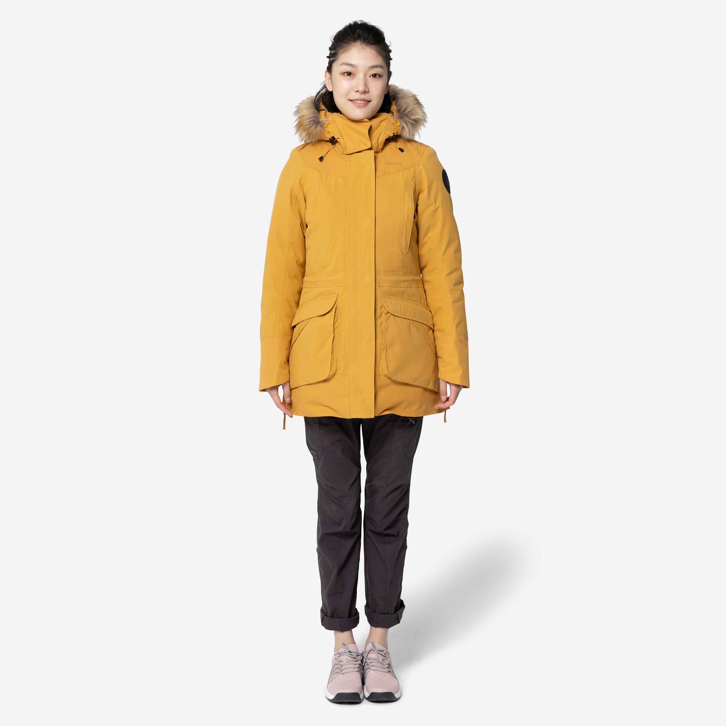 Doudoune longue chaude femme decathlon hotsell
