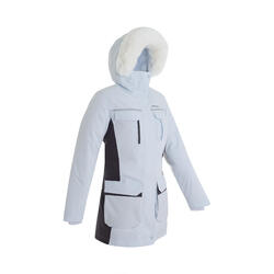 Women’s Lightweight Feather Down Waterproof Hiking Parka SH500 Ultra-Warm -11°C