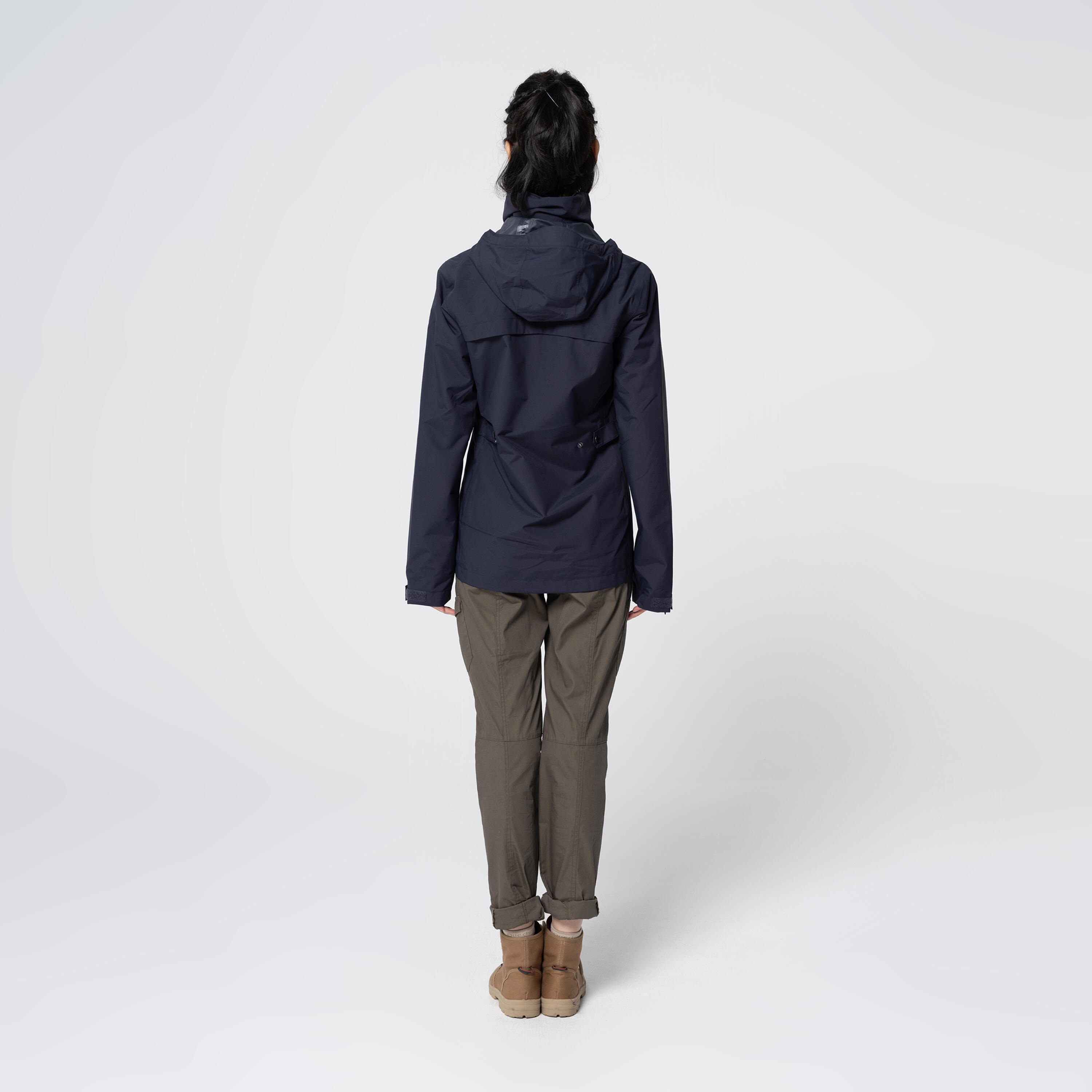 Women's waterproof 3in1 travel trekking jacket - Travel 100  0° - Navy 5/10