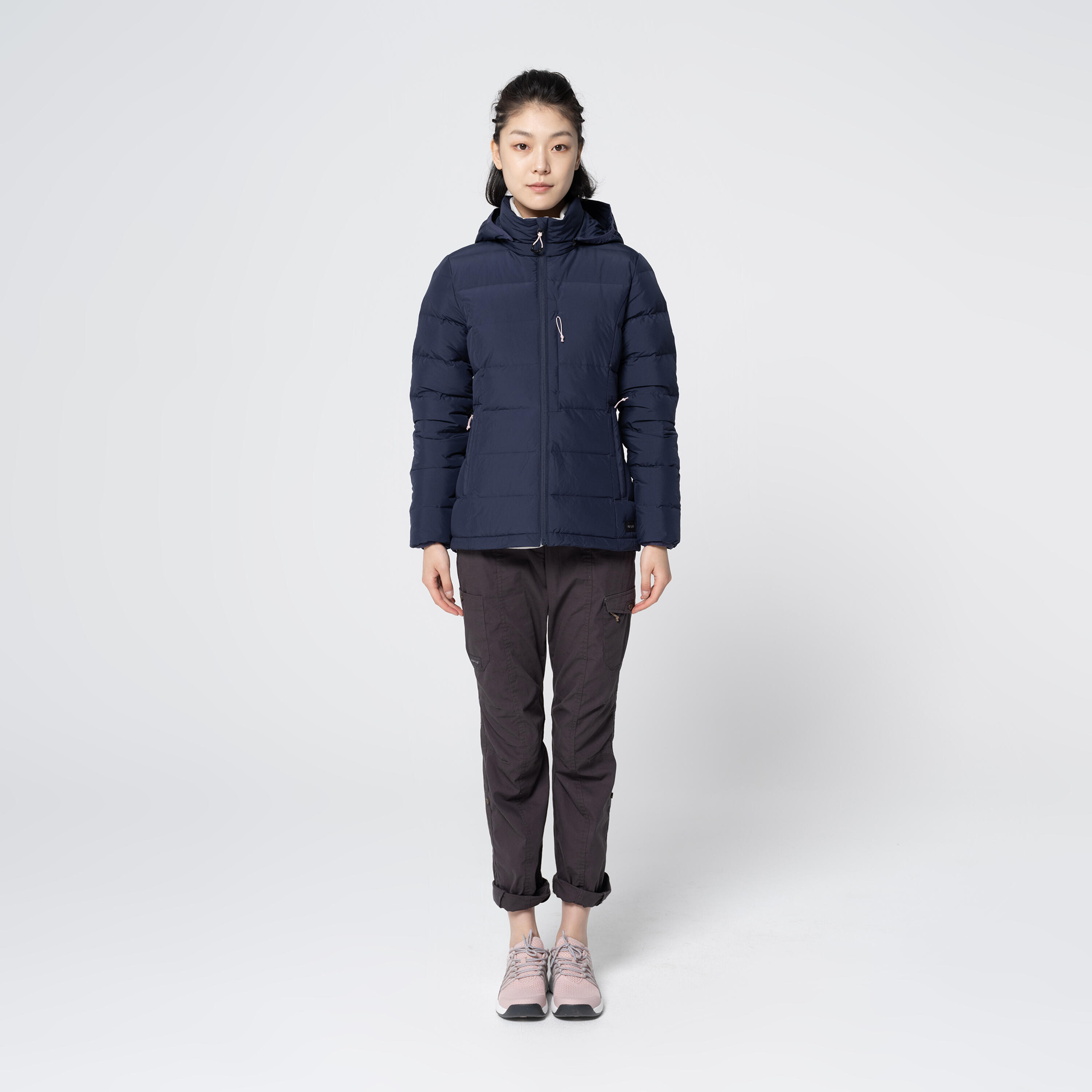 TREK DOWN JACKET TREK 500 9 C BLUE WOMAN