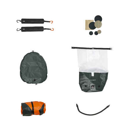 Packraft/Kayak Hinchable PR500 Río TPU Cremallera Sellada 1 Plaza