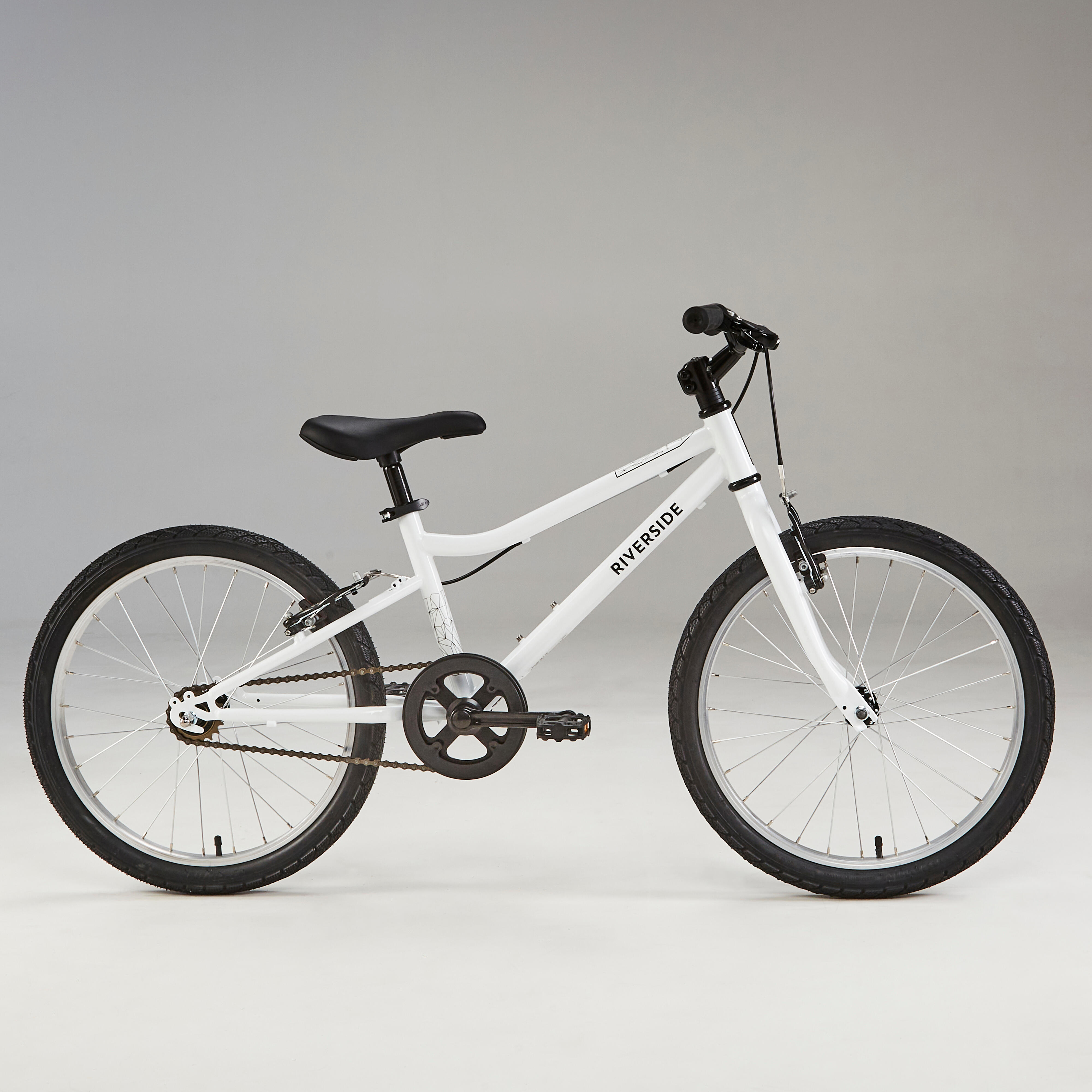 Bicicleta ni os 20 pulgadas Riverside 100 blanco 6 9 a os Decathlon