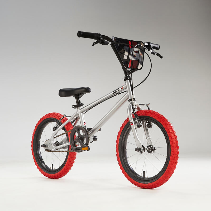 BMX ENFANT 16" WIPE 500 GRIS 5-7 ANS