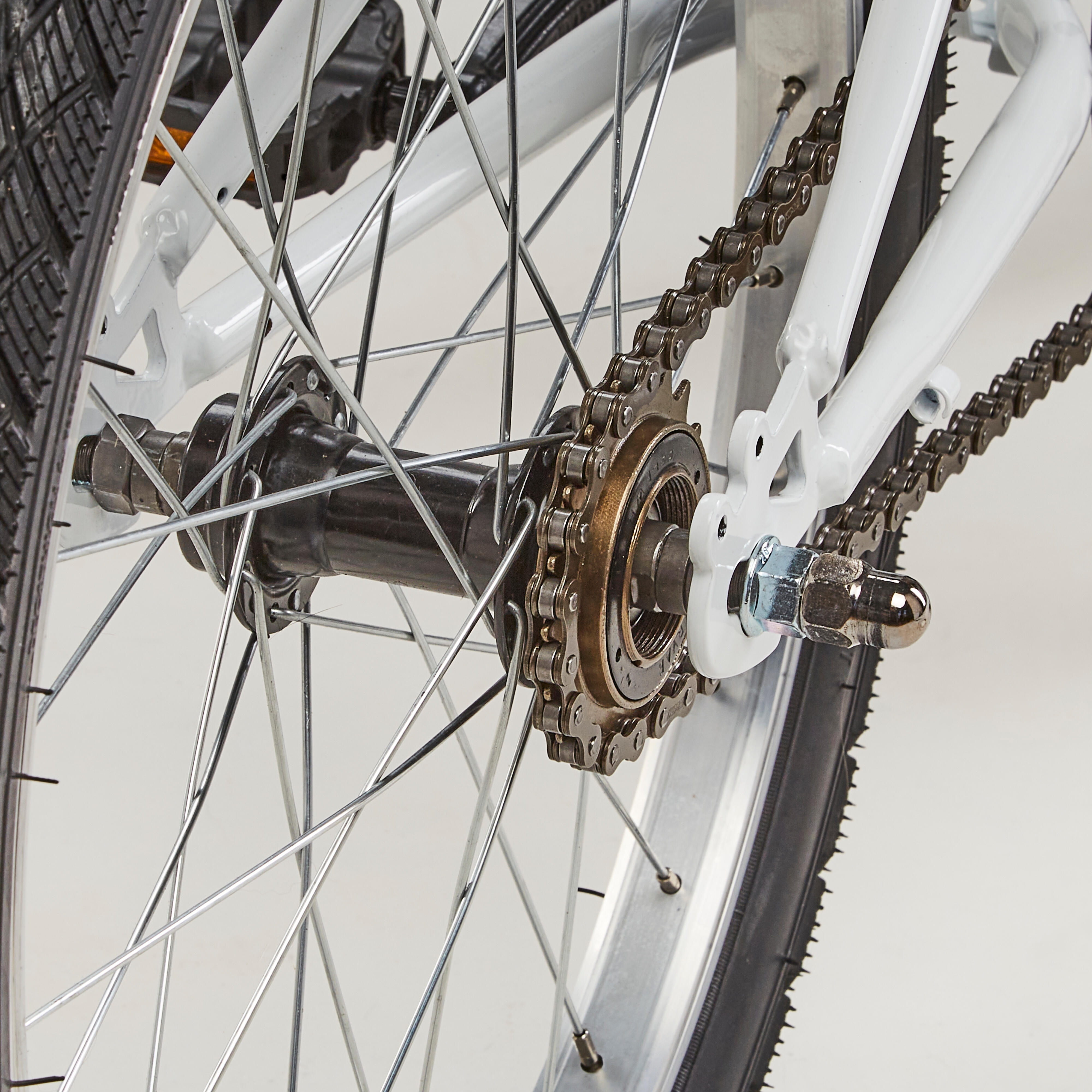 Kids' Hybrid Bike 20 in, Riverside 100, Age 6-9 - BTWIN