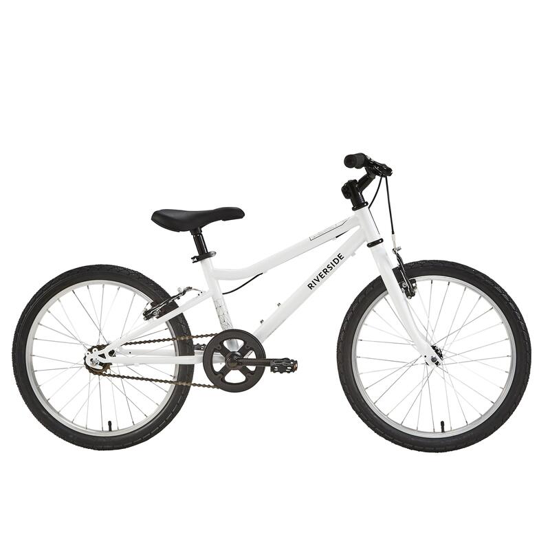 Bicicleta niños 20 pulgadas Riverside 100 blanco 6-9 años