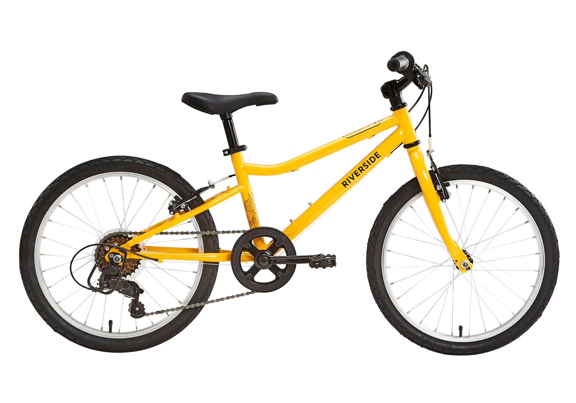 BICI IBRIDA 20" RIVERSIDE 120 6-9 ANNI - GIALLA