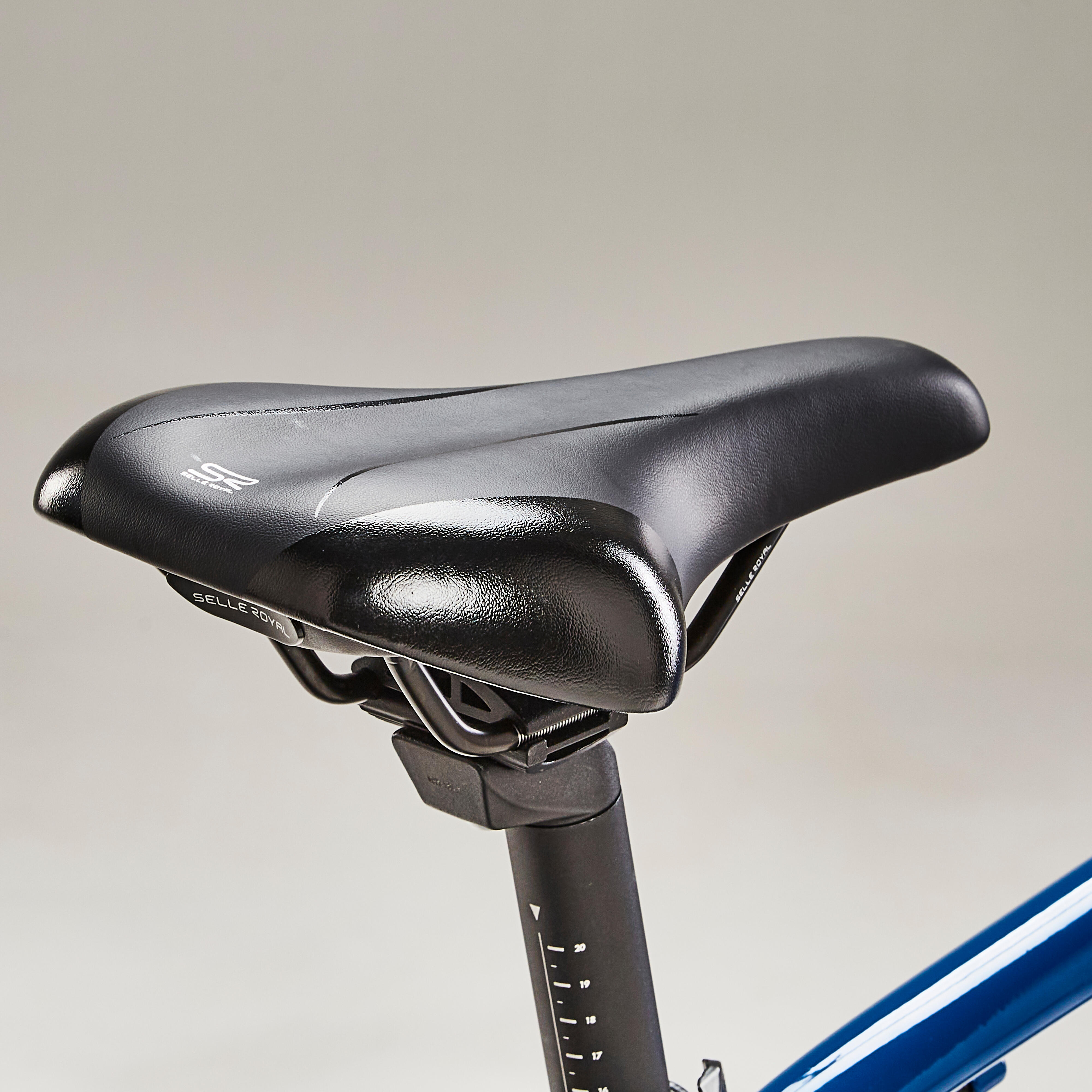 WIE WIRD DIE SATTELHÖHE VOR DER ERSTEN FAHRT RICHTIG EINGESTELLT? 