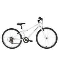 24 Inch KIDS HYBRID BIKE RIVERSIDE 100 9-12 YEARS OLD - white