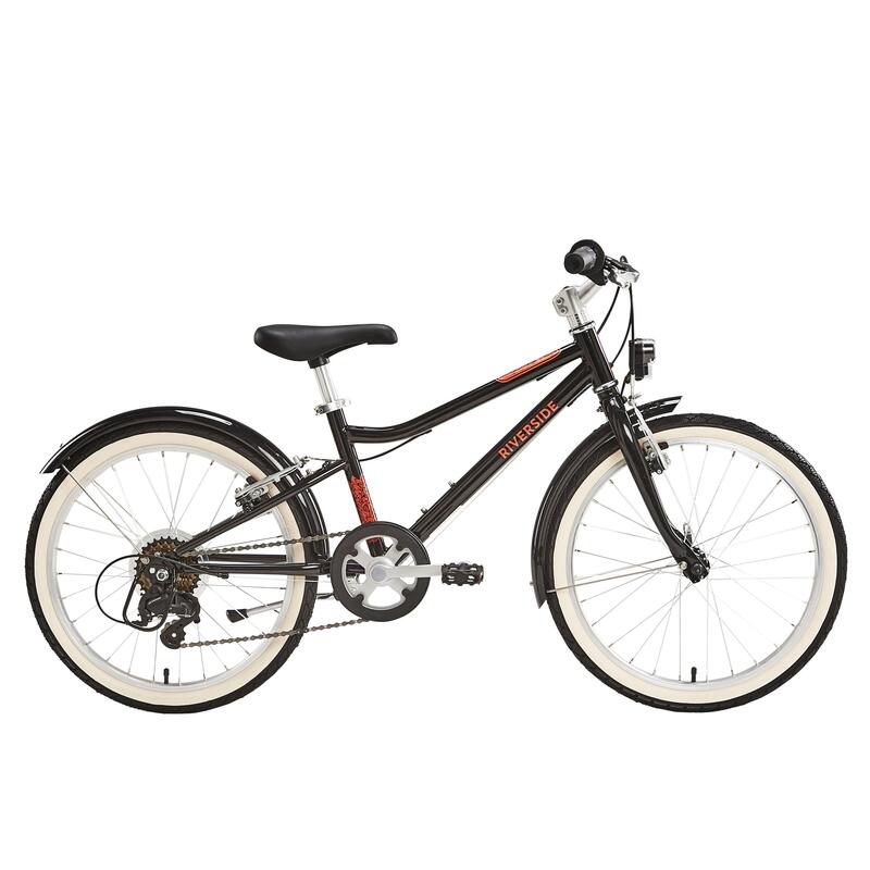 Bicicletă polivalentă Riverside 500 20'' corail copii 120-135 cm