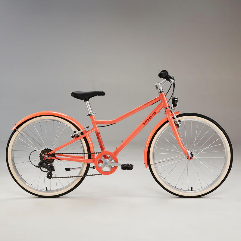 Museo Guggenheim estimular relé Bicicleta trekking niños 24 pulgadas Riverside 500 9-12 años | Decathlon