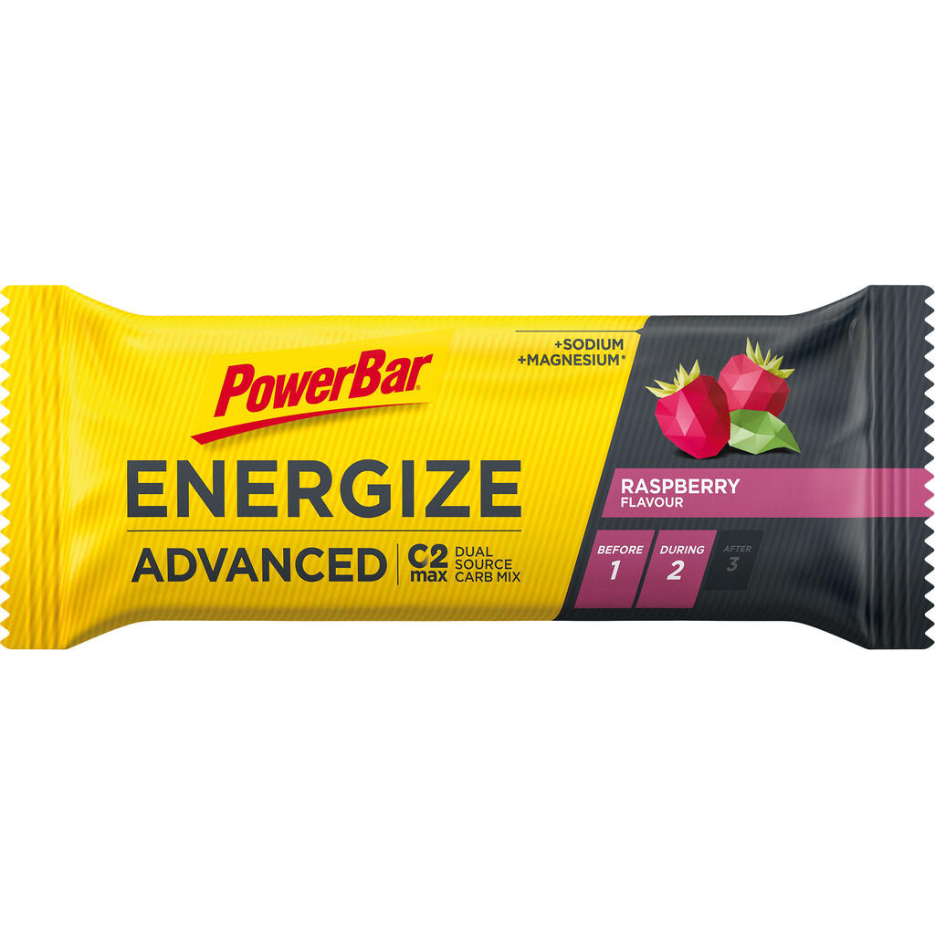 Energetické tyčinky Energize C2max Powerbar malinové 3 × 55 g