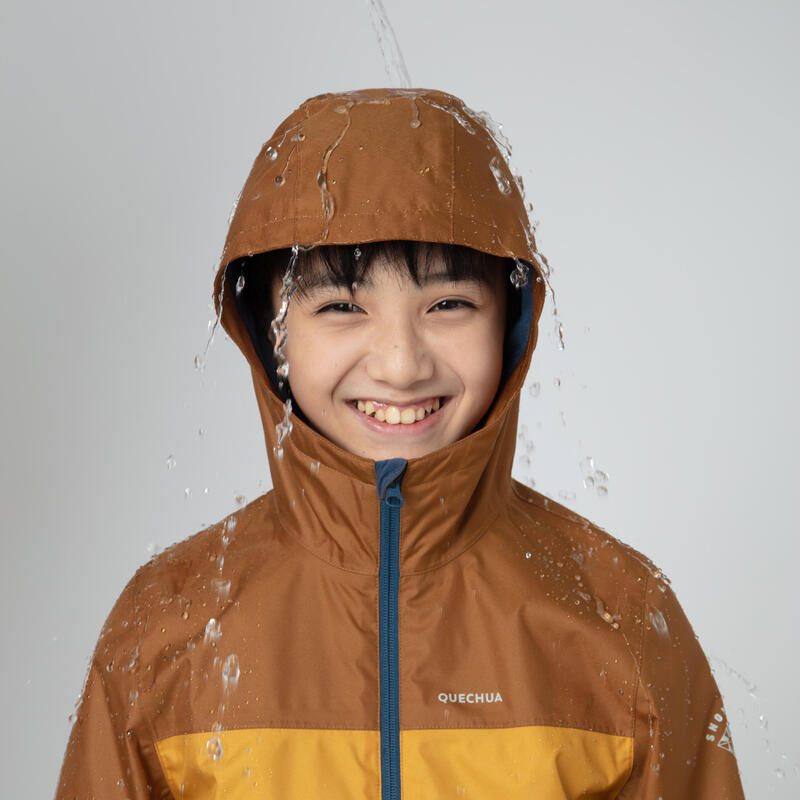7 至 15 歲兒童保暖防水 3 合 1 健行外套 SH100 +3.5°C