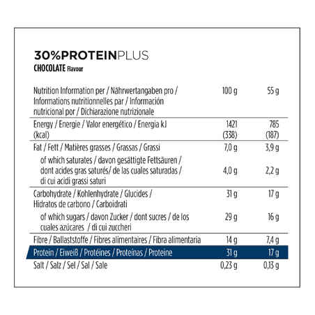 Μπάρα πρωτεΐνης Protein Plus 3x55g - σοκολάτα