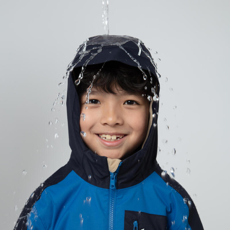 Kids' 2-6 Years Hiking Waterproof and Lightweight 3-in-1 Jacket SH100 X-Warm