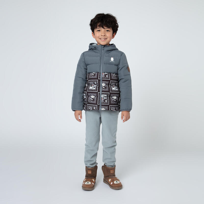 BOY’S PADDED JKT CN XWARM KID BLACK