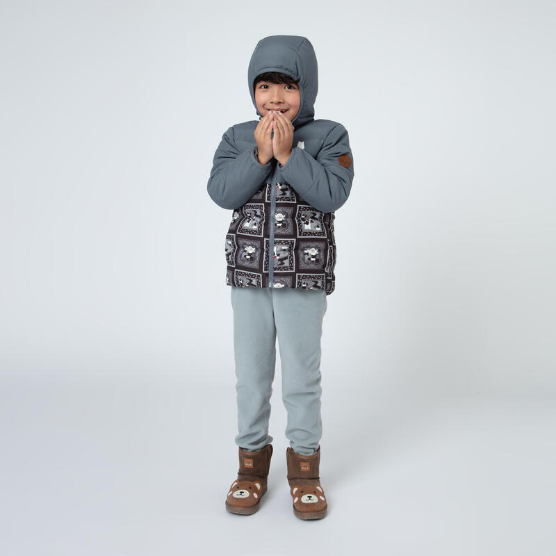 BOY’S PADDED JKT CN XWARM KID BLACK