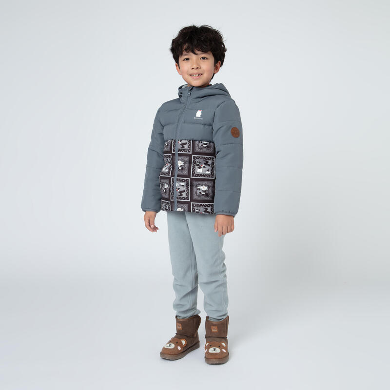 BOY’S PADDED JKT CN XWARM KID BLACK