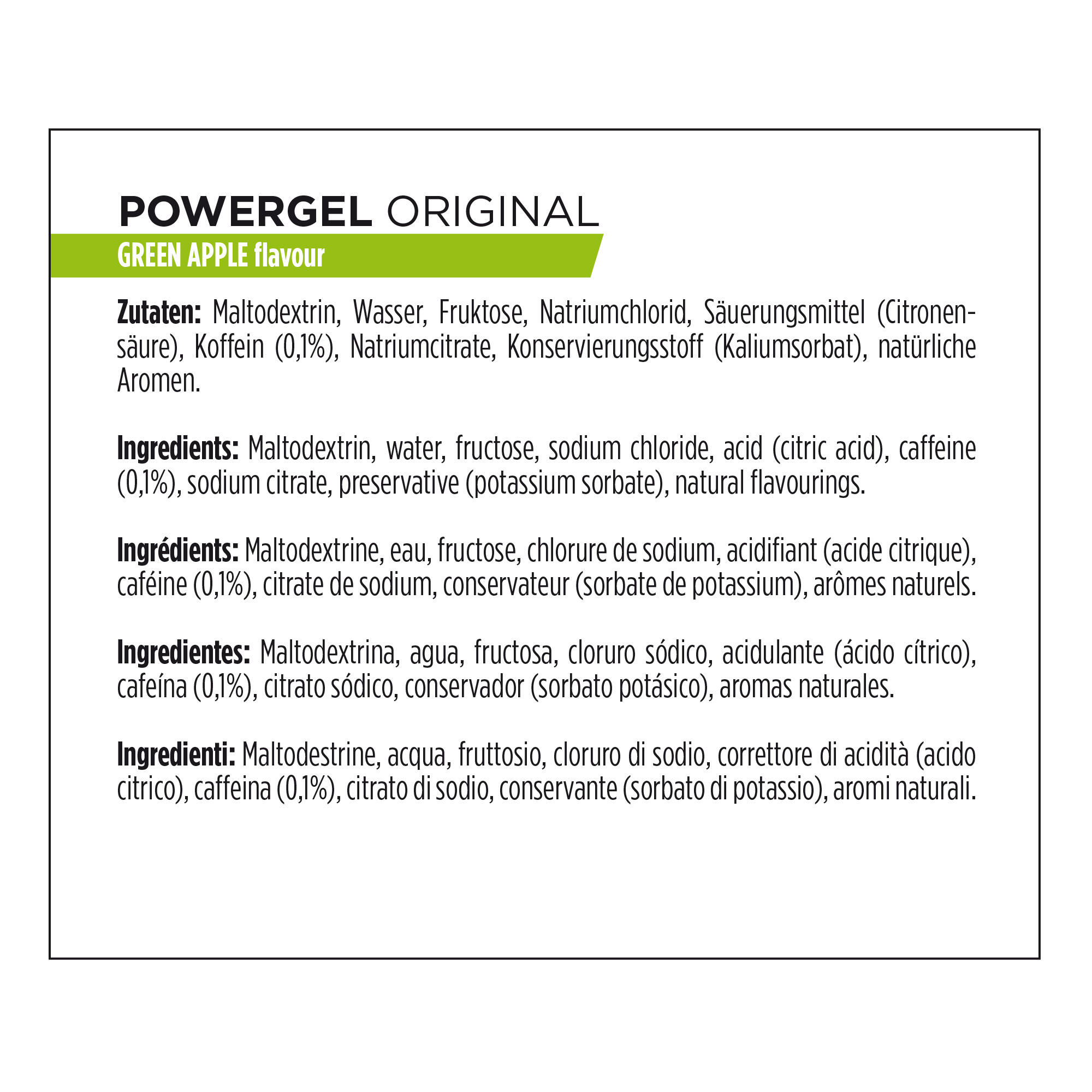 Gel énergétique POWER GEL pomme 41g 3/5