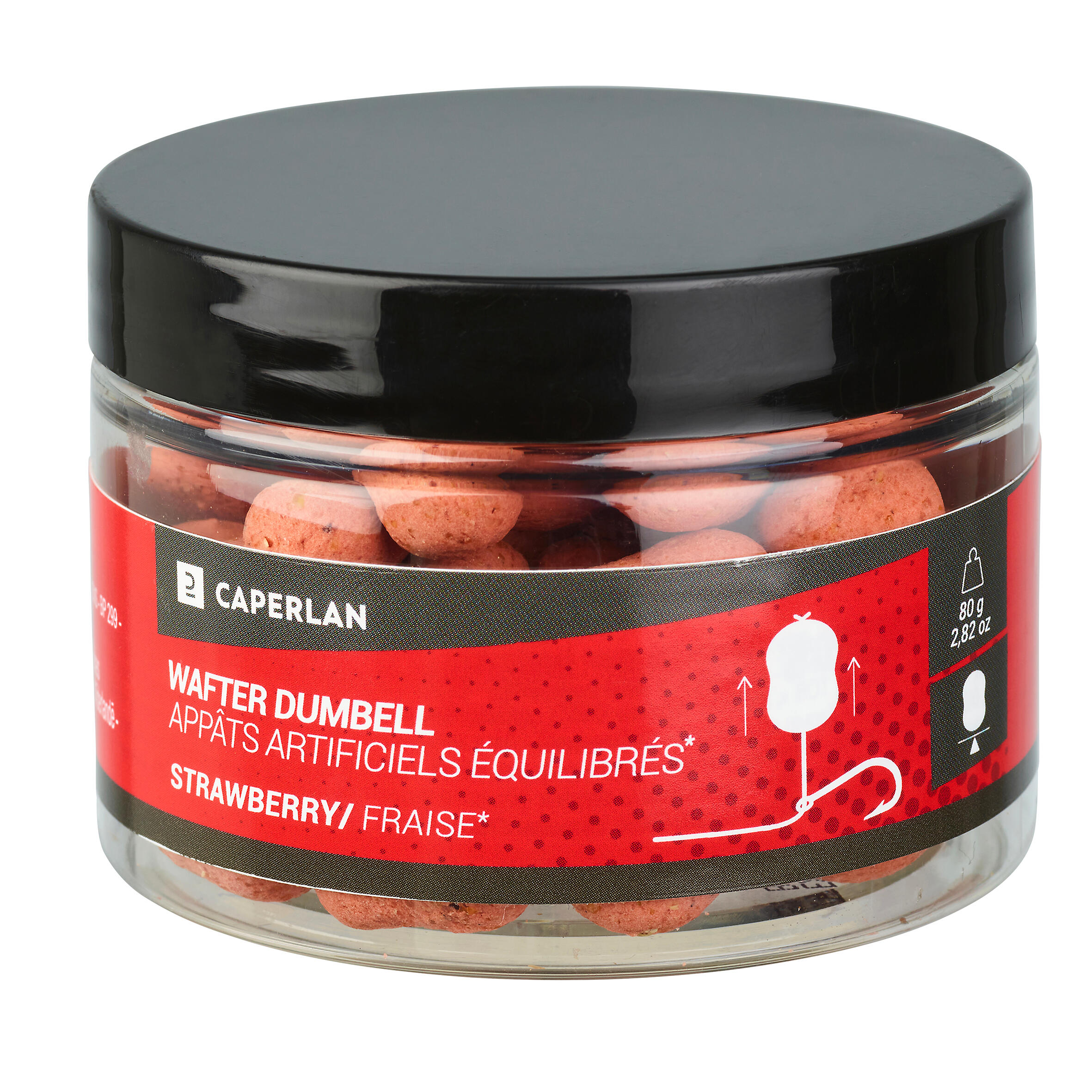 Dumbel wafters voor karpervissen aardbei 3/3