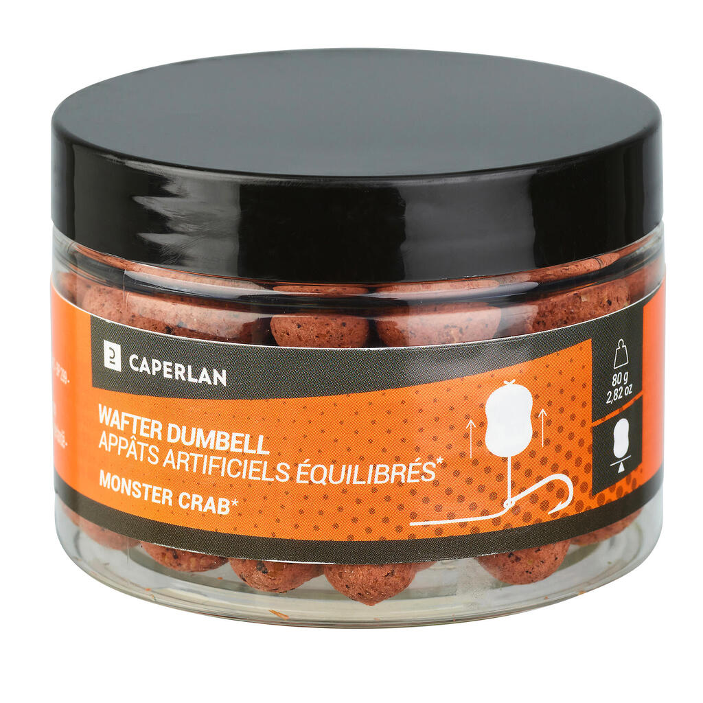 Peleti z okusom orjaške rakovice za krapolov DUMBELL WAFTERS