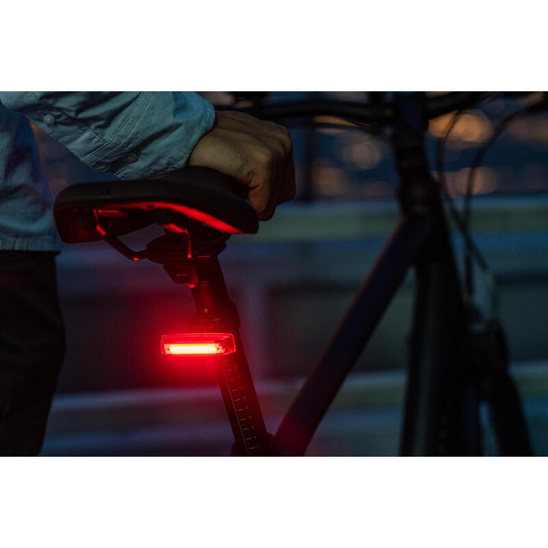 USB充電LED前後照明自行車燈組ST 920