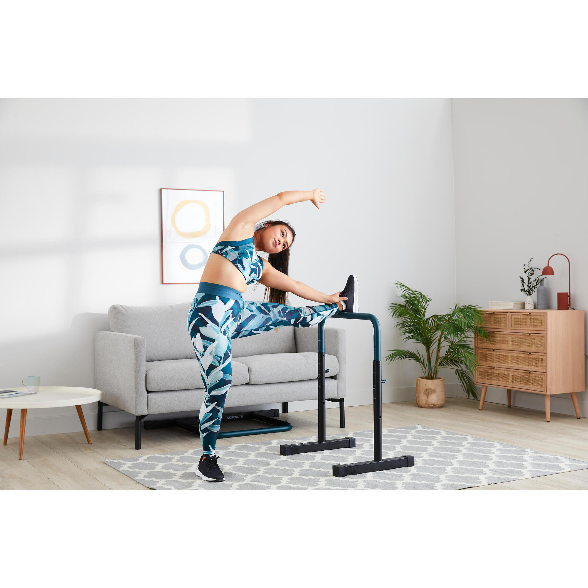 SEGUNDA VIDA Barras Paralelas Dip Bar Fondos Training Station 100 ajustable Decathlon