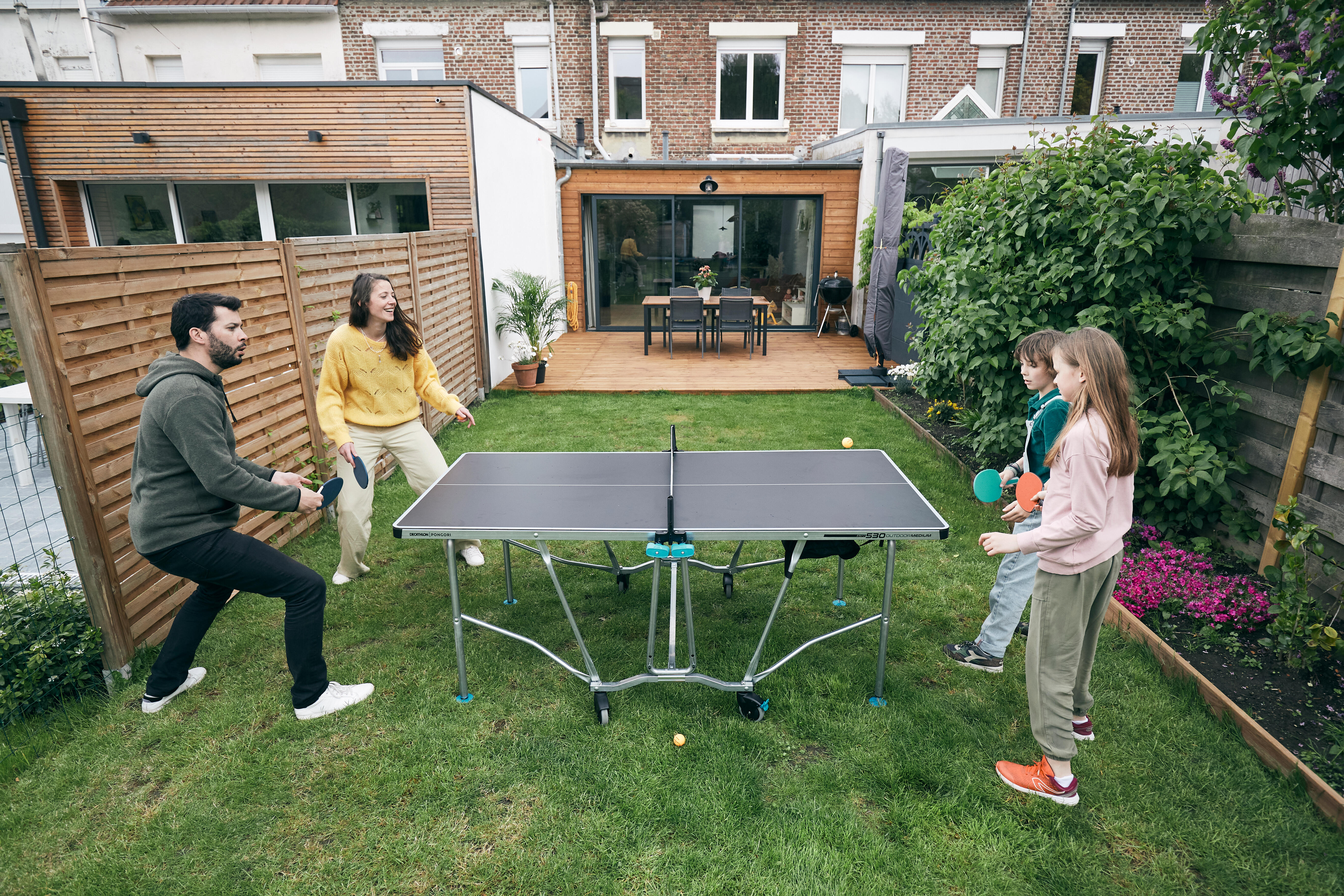 MESA DE PING PONG PPT 530 EXTERIOR MEDIUM 2 PONGORI - Decathlon