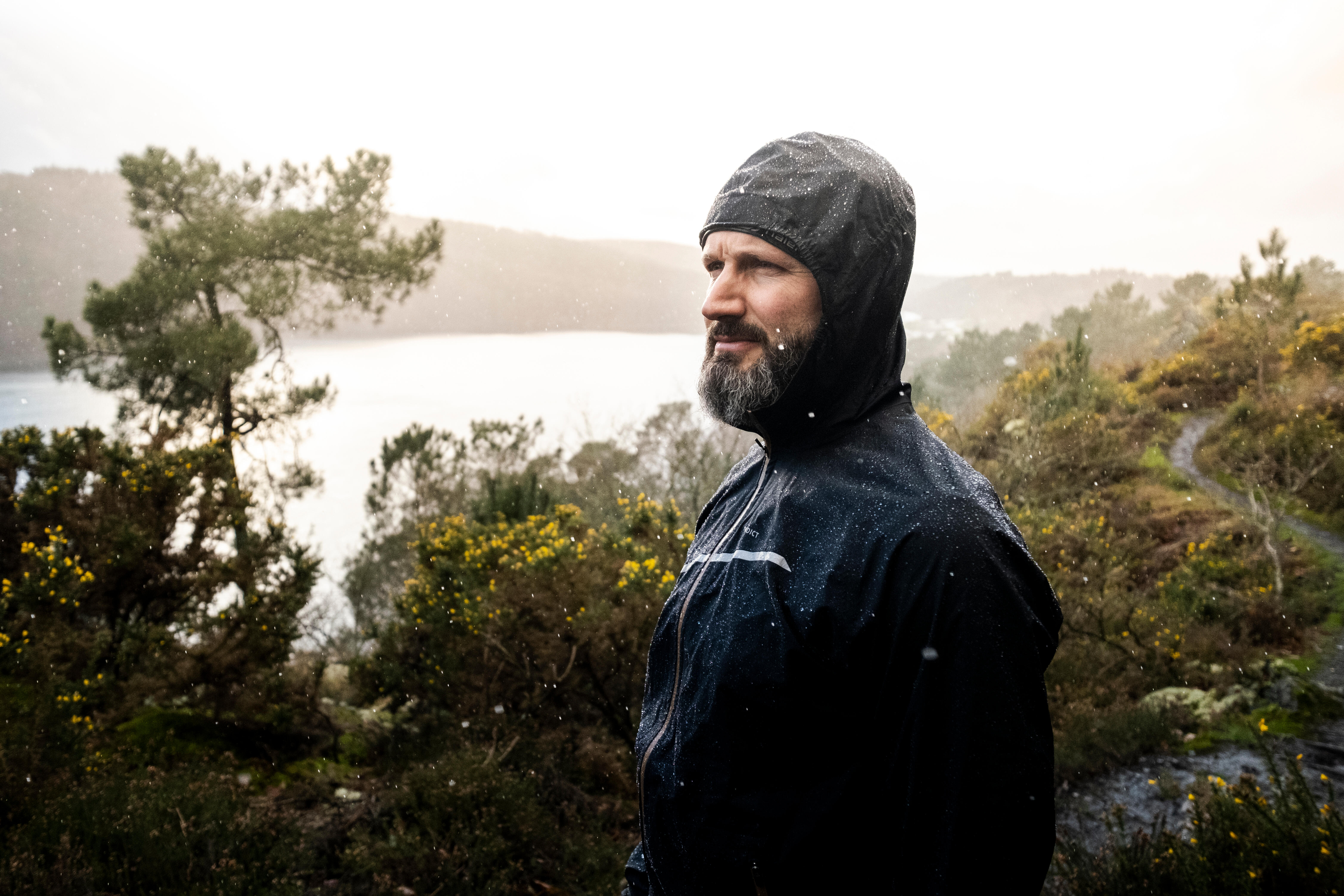 Men's Trail Running Waterproof Long-Sleeved Jacket - KIPRUN