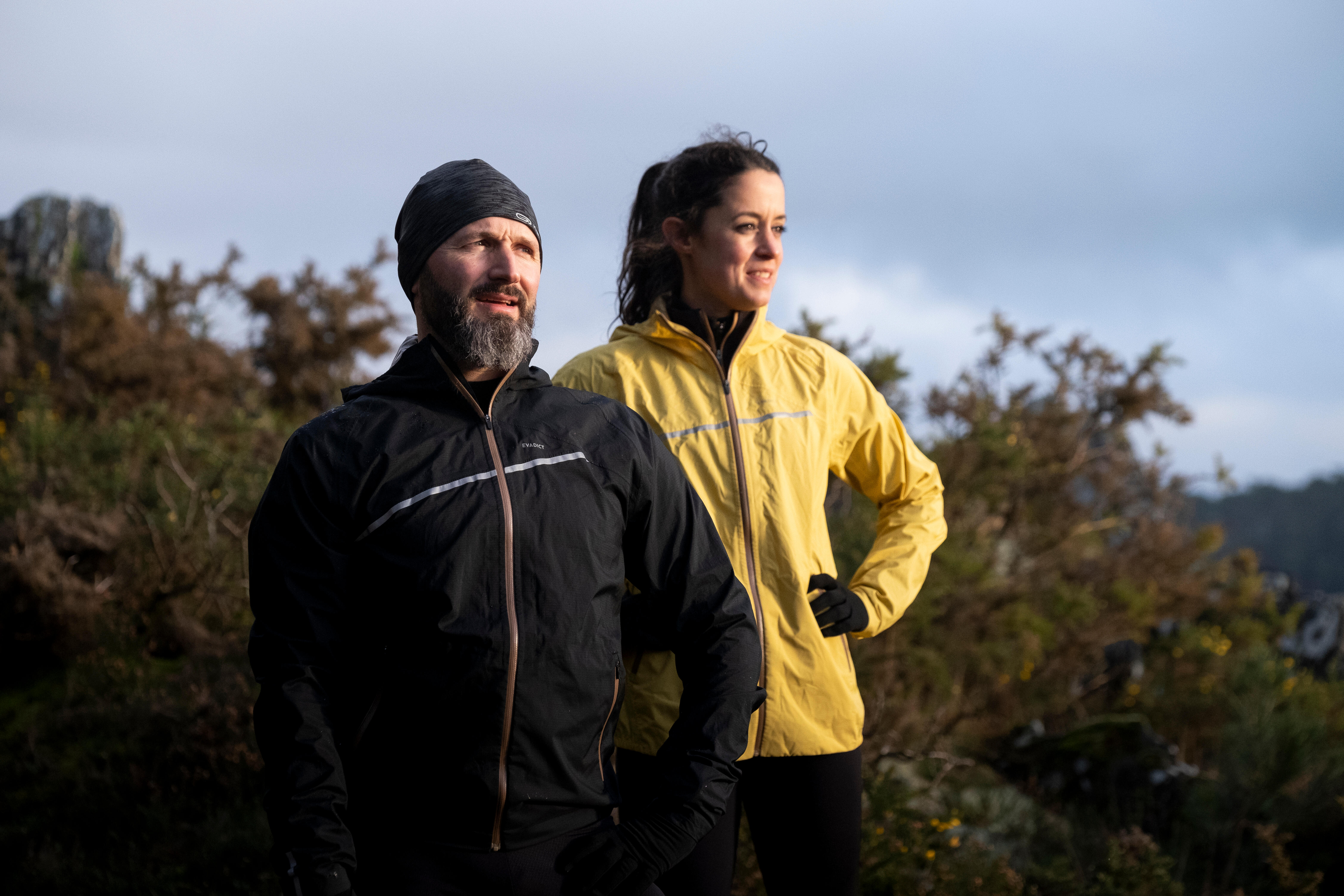 Men's Trail Running Waterproof Long-Sleeved Jacket - KIPRUN