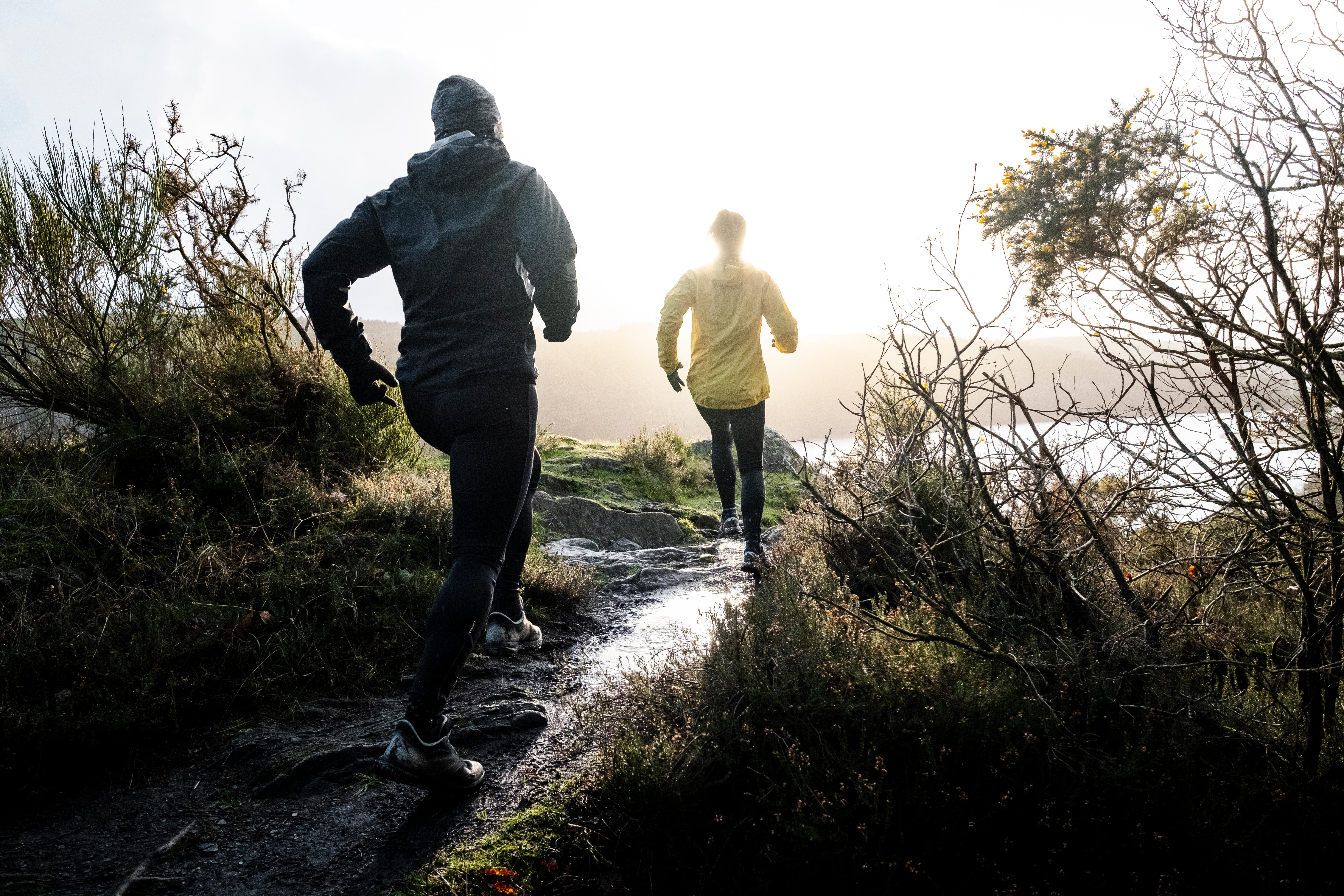 Men's Trail Running Waterproof Long-Sleeved Jacket - KIPRUN