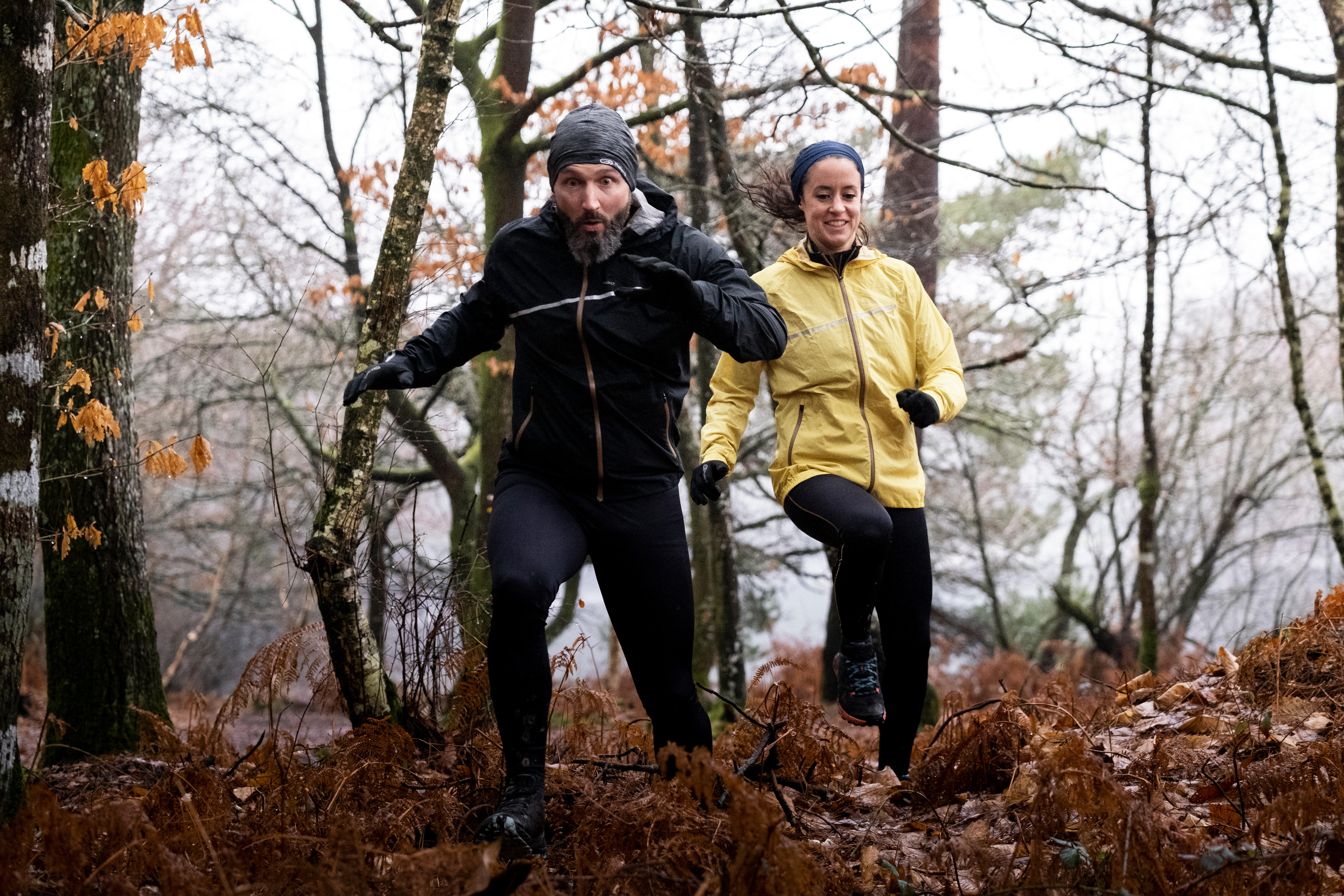 Men's Trail Running Waterproof Long-Sleeved Jacket - KIPRUN