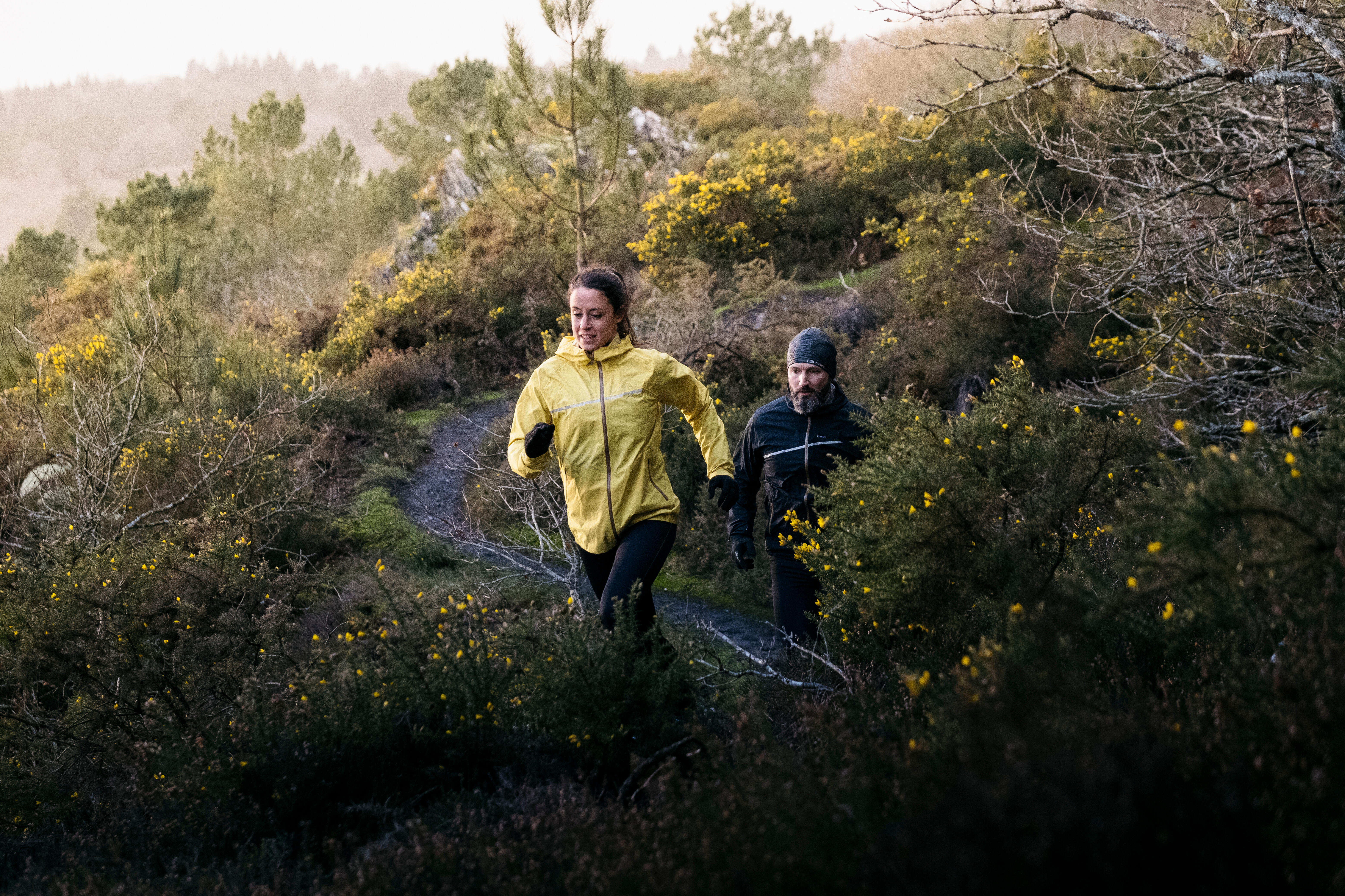 Men's Trail Running Waterproof Long-Sleeved Jacket - KIPRUN