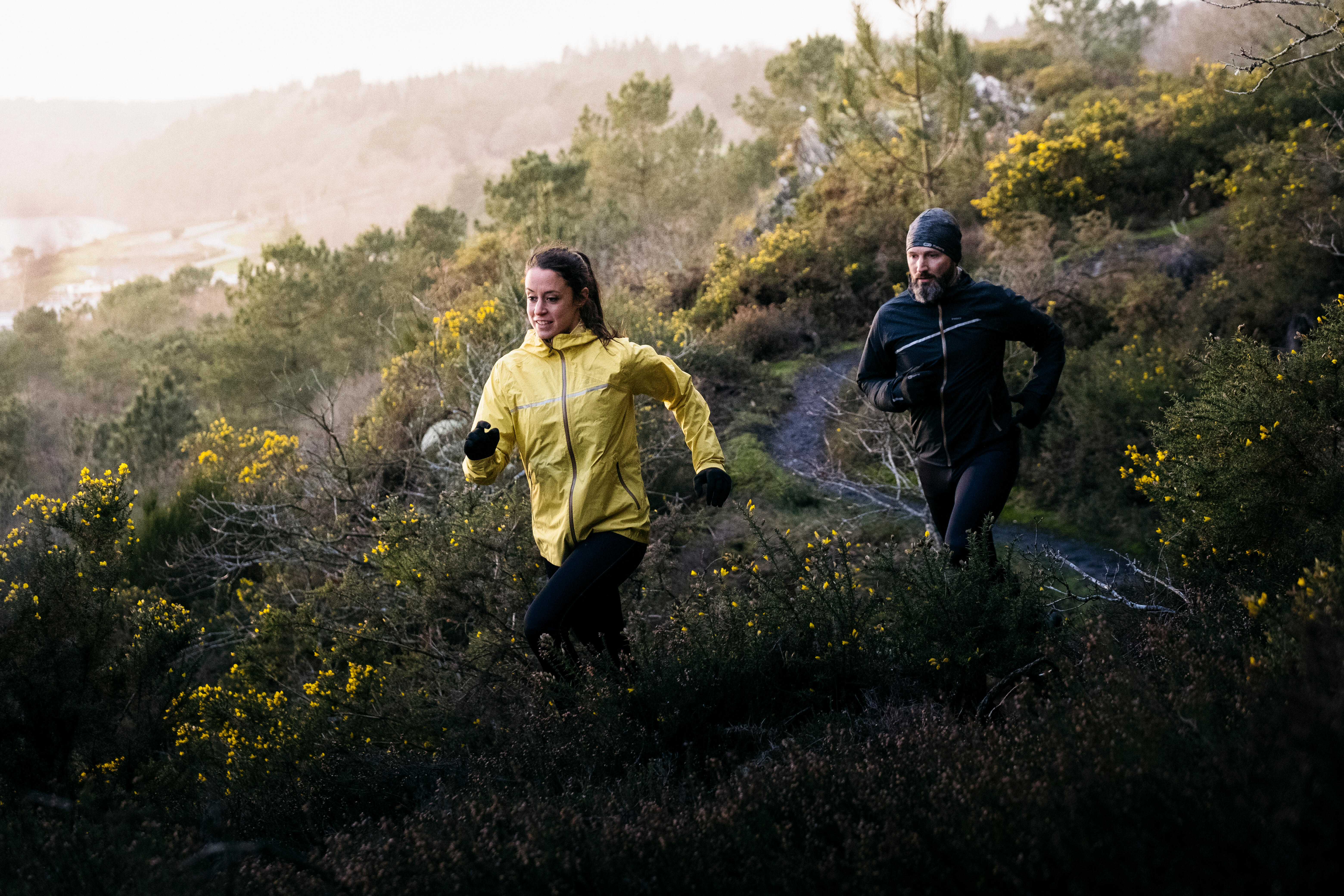 Men's Trail Running Waterproof Long-Sleeved Jacket - KIPRUN