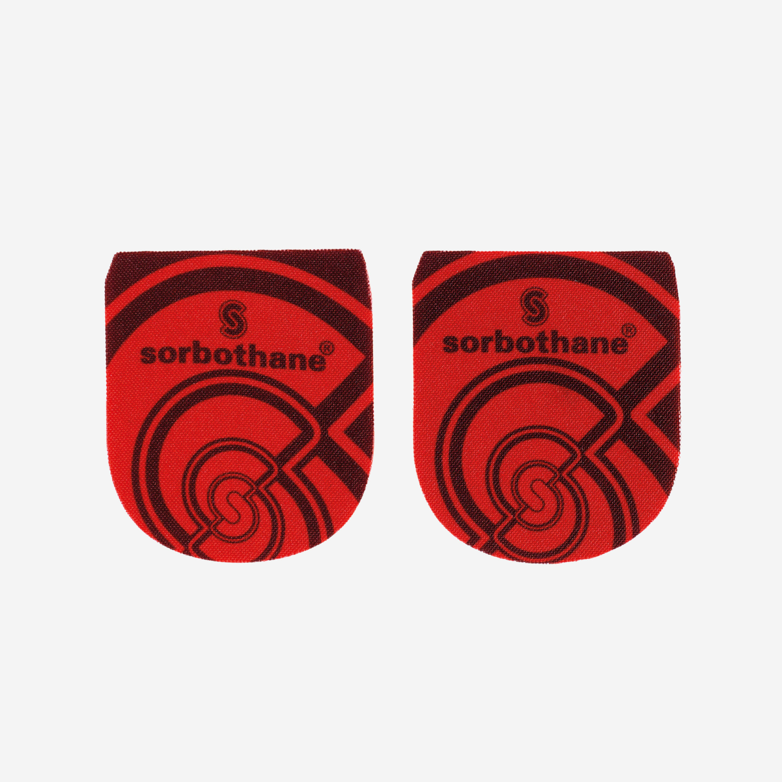 Sorbothane Walking Heel Cups - Red 1/3