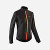 Women's Winter Road Cycling Jacket 100 - Black