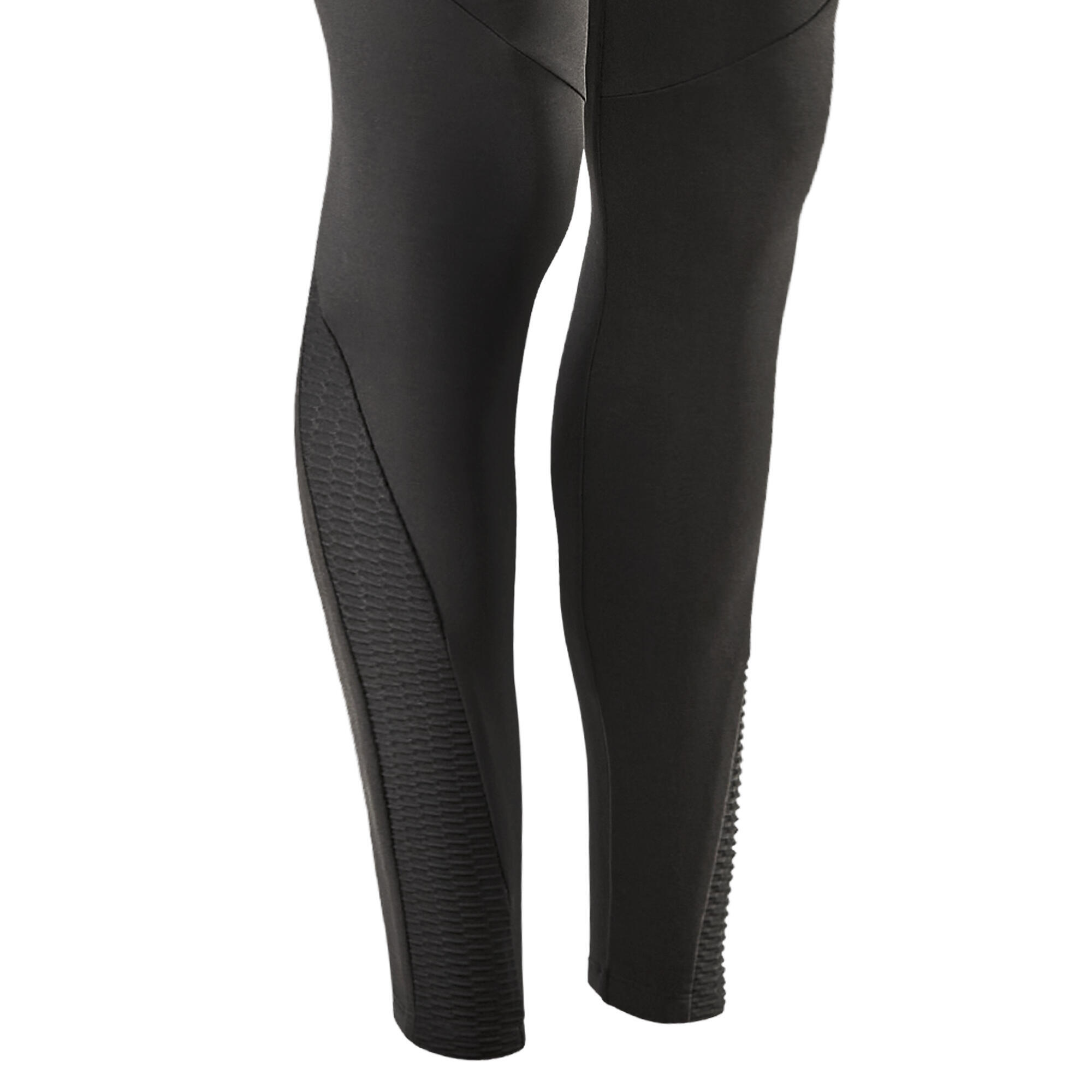 Women's Cycling Tights RC500 - Black 3/4