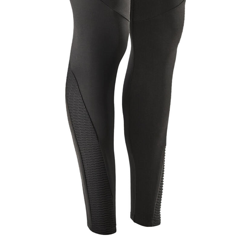 Lange fietsbroek voor dames RC500 zwart