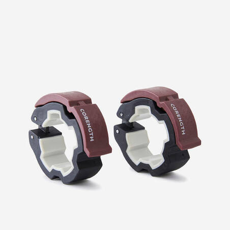 Pair of Weight Training Disc Collars - 28 mm