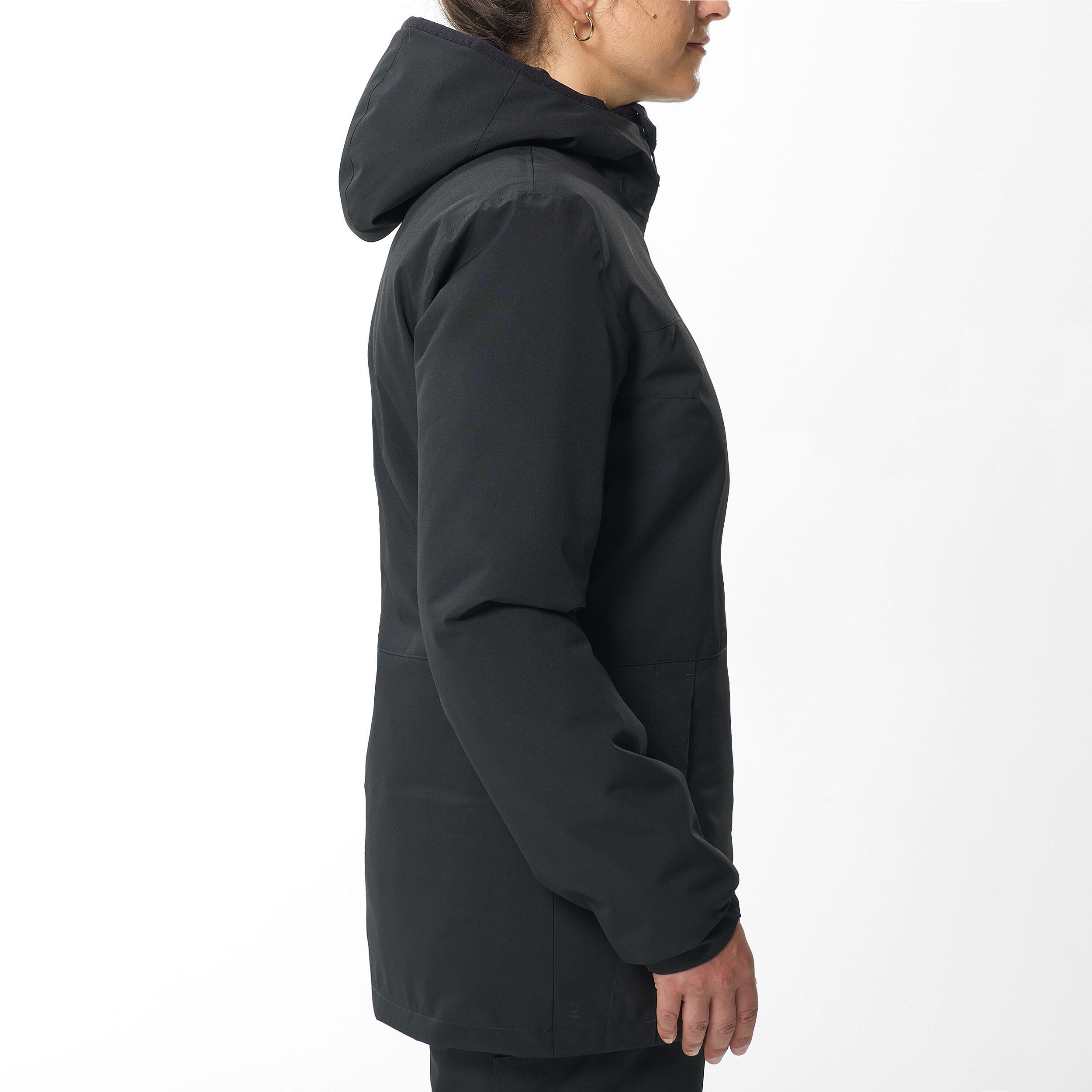 Women’s Ski Jacket - 100 Black - WEDZE
