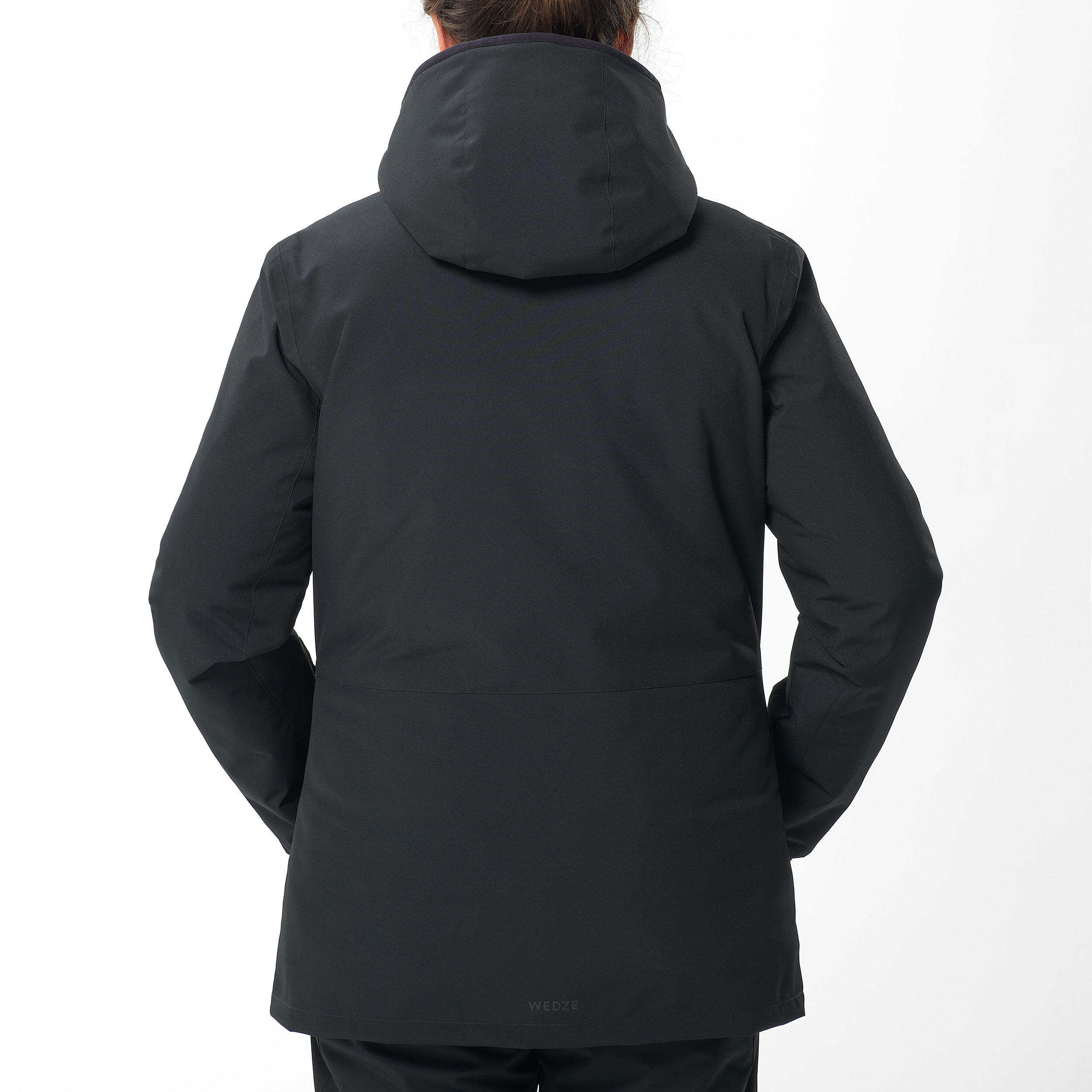 Women’s Ski Jacket - 100 Black - WEDZE