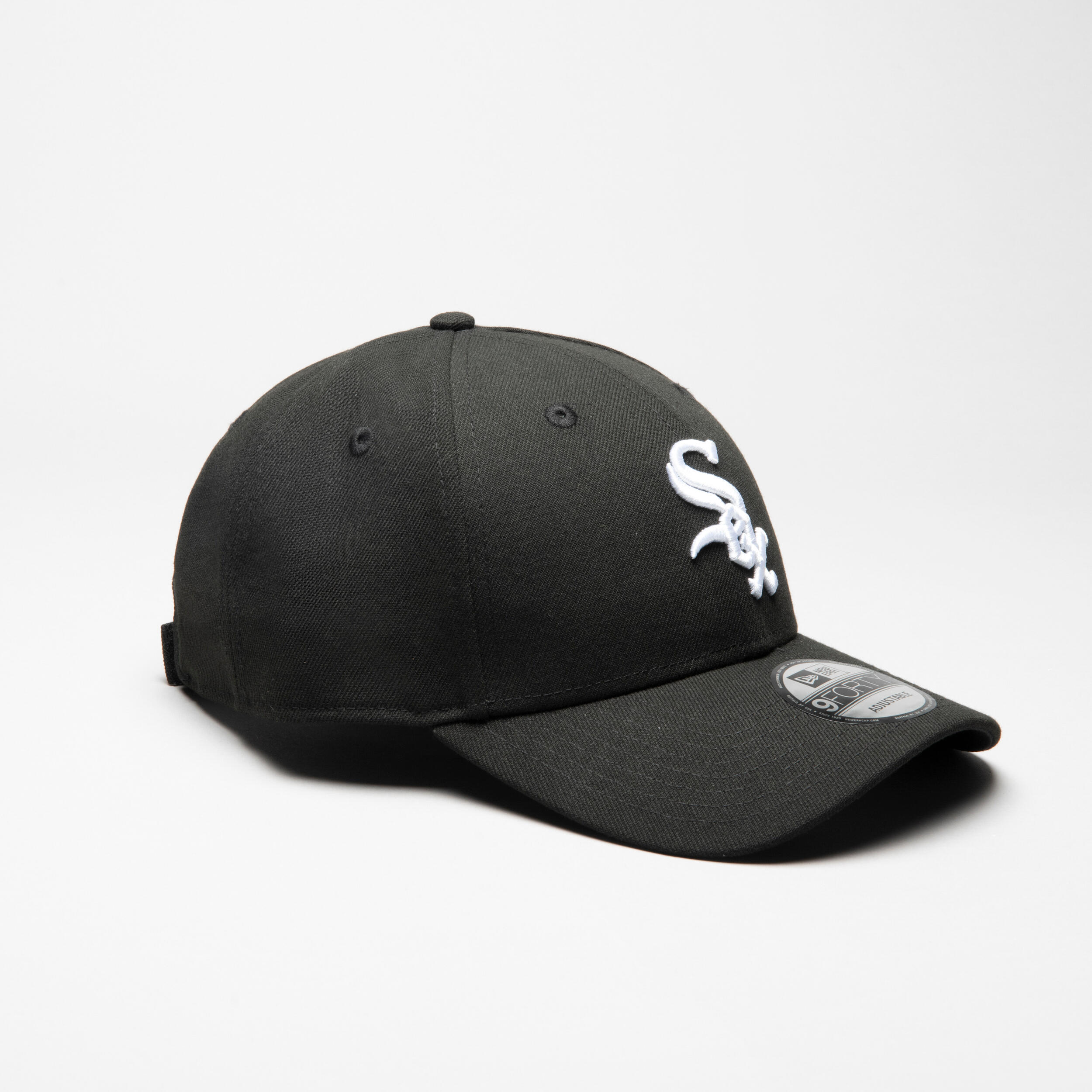 all black white sox hat