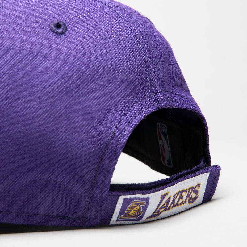 Czapka z daszkiem do koszykówki dla mężczyzn i kobiet New Era NBA Los Angeles Lakers