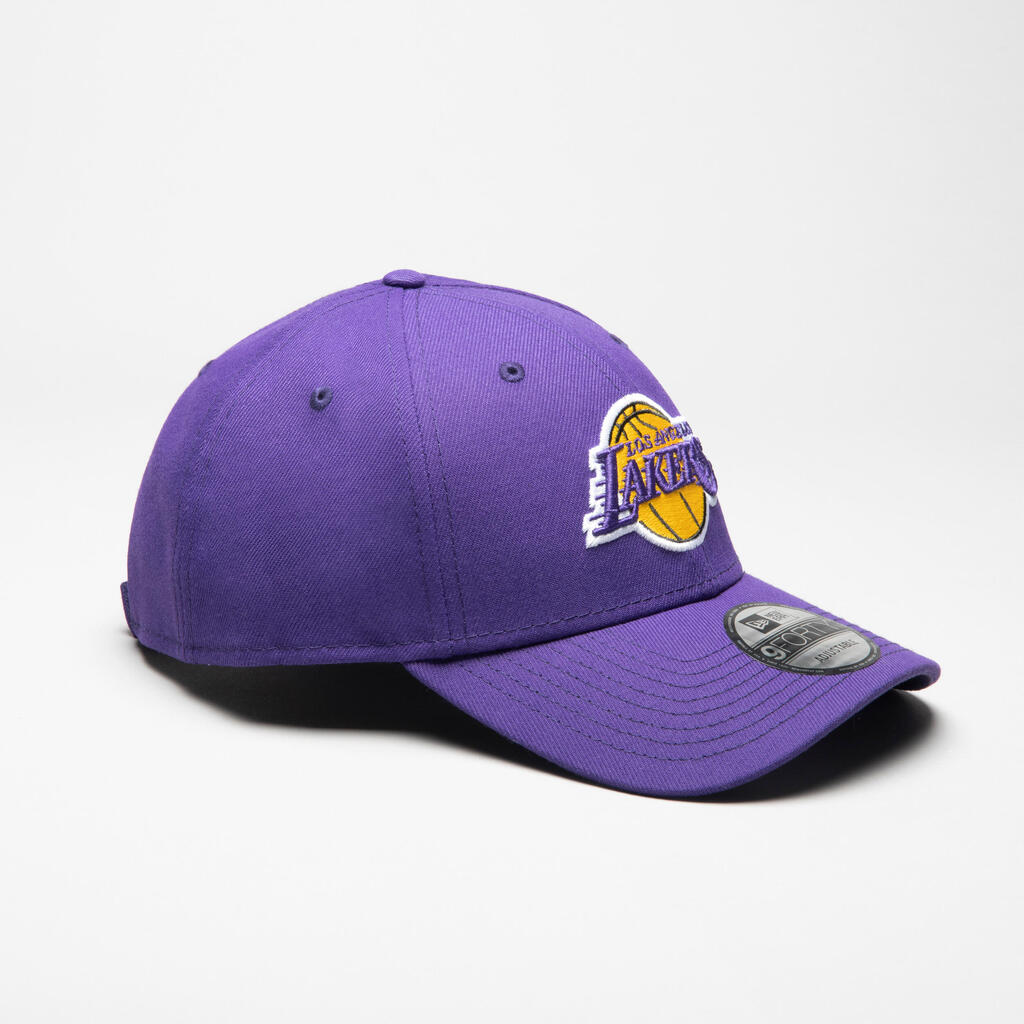 Suaugusiųjų NBA kepuraitė „9Forty Los Angeles Lakers“, violetinė