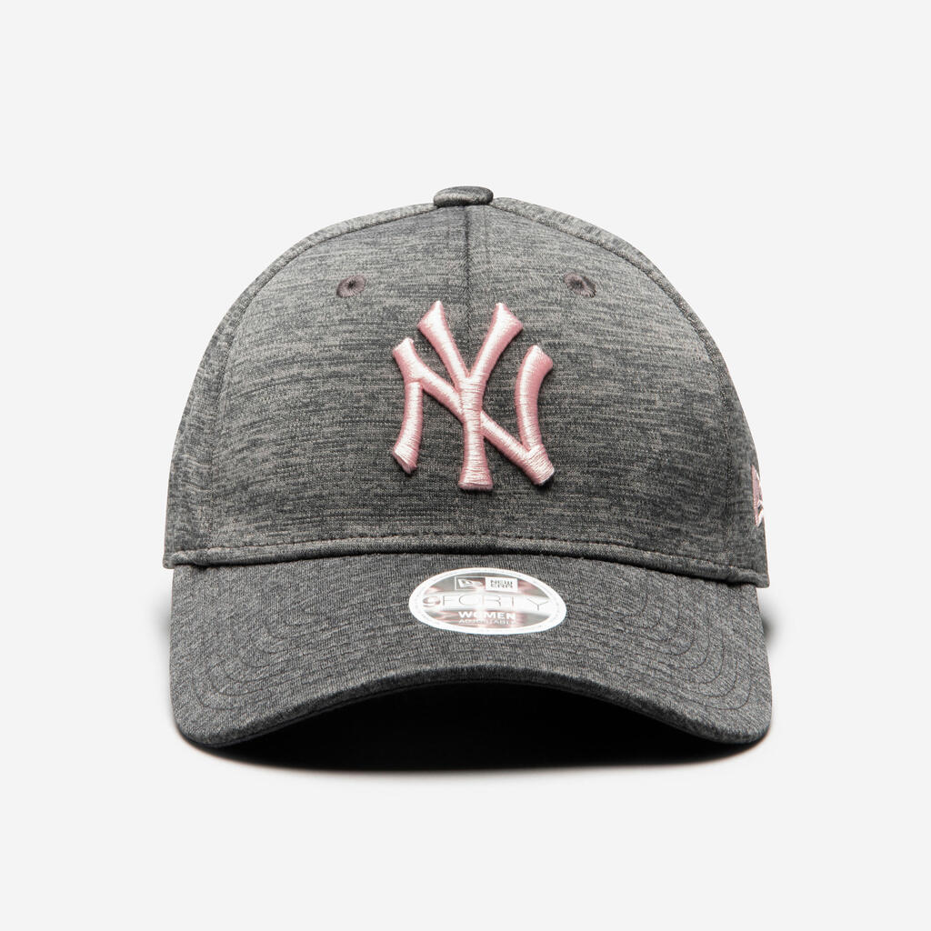 Suaugusiųjų beisbolo kepuraitė „MLB 9Forty New York Yankees“, pilka, rožinė